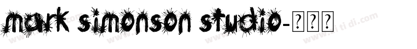 Mark Simonson Studio字体转换